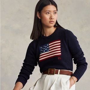SOLD (Ralph Lauren USA Flag Sweater)